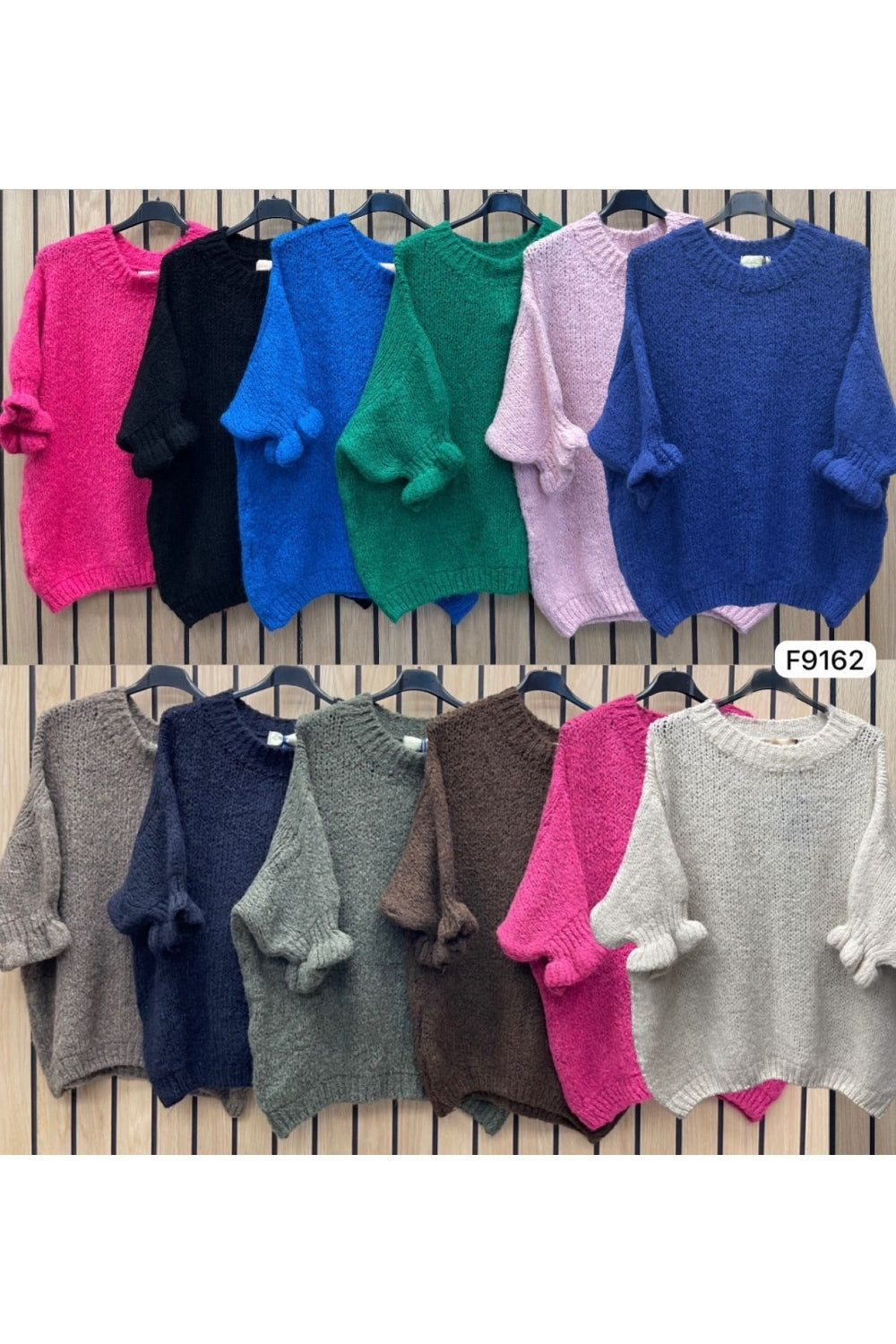 Alpaca Blend Puff Sleeves Jumper