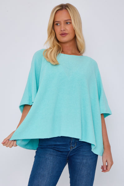 CLASSIC SHORT SLEEVE SCOOP NECK JUMPER