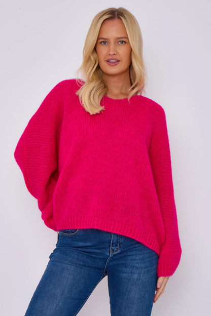 V-NECK MOHAIR JUMPER