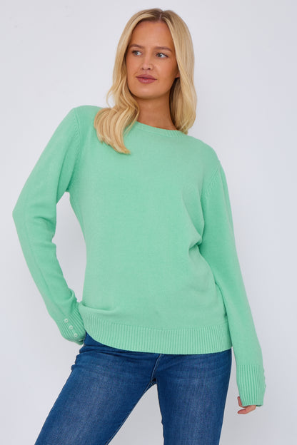 Ribbed Crew Neck Jumper