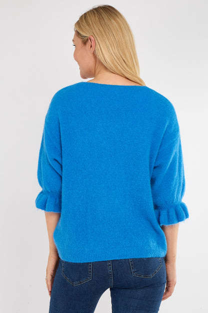 ALPACA FRONT TIE CARDIGAN