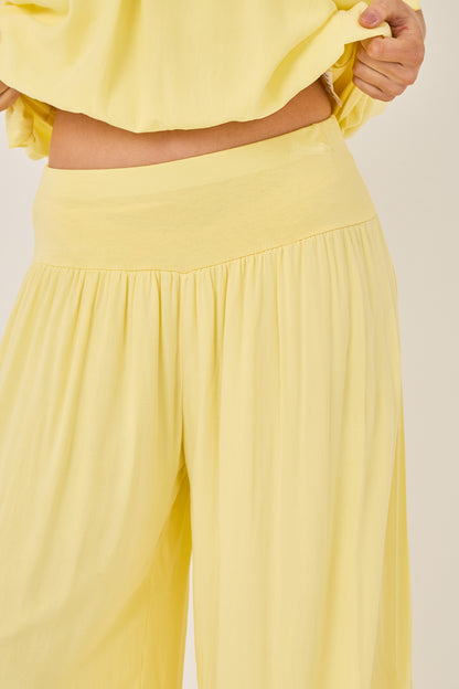HIGH WAIST WIDE LEG TROUSER