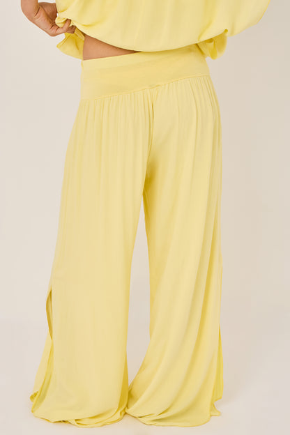 HIGH WAIST WIDE LEG TROUSER