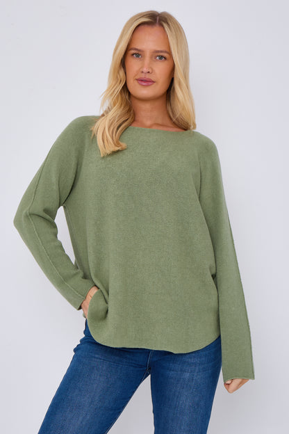 CLASSIC SCOOP NECK JUMPER