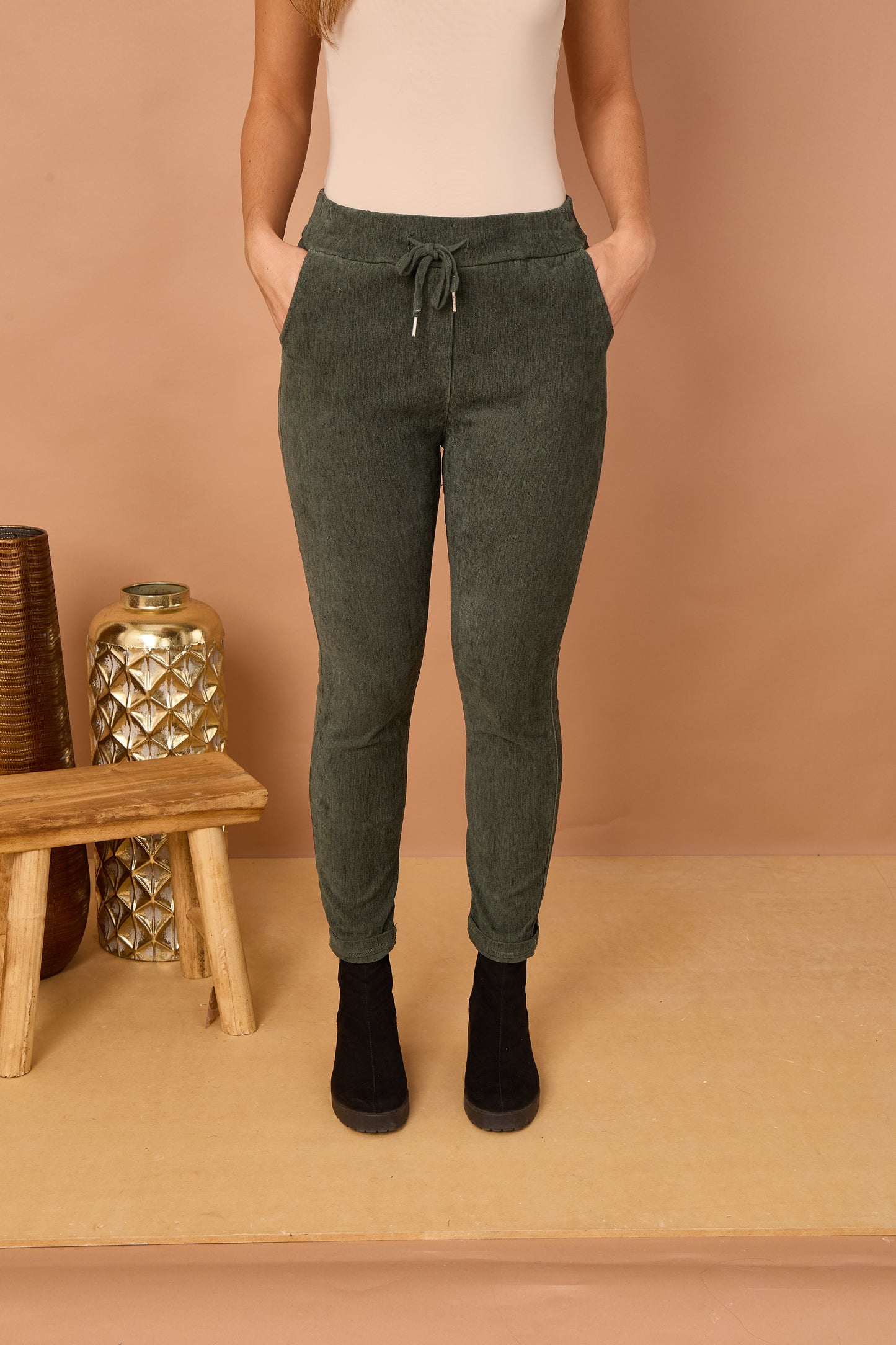ULTRAFINE NEEDLECORD MAGIC TROUSERS