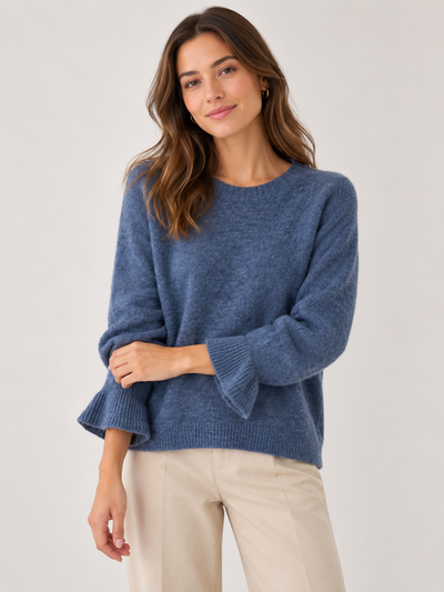 BABY ALPACA BELL SLEEVE JUMPER