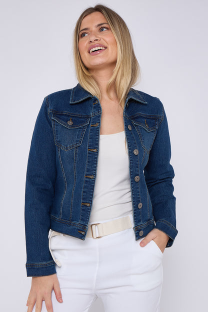 DENIM COLLAR JACKET [8PK]