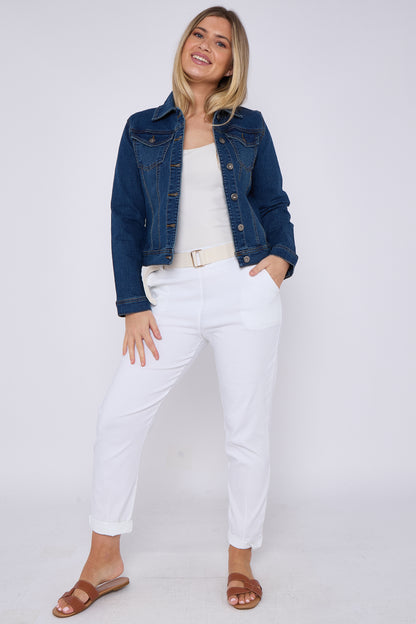 DENIM COLLAR JACKET [8PK]