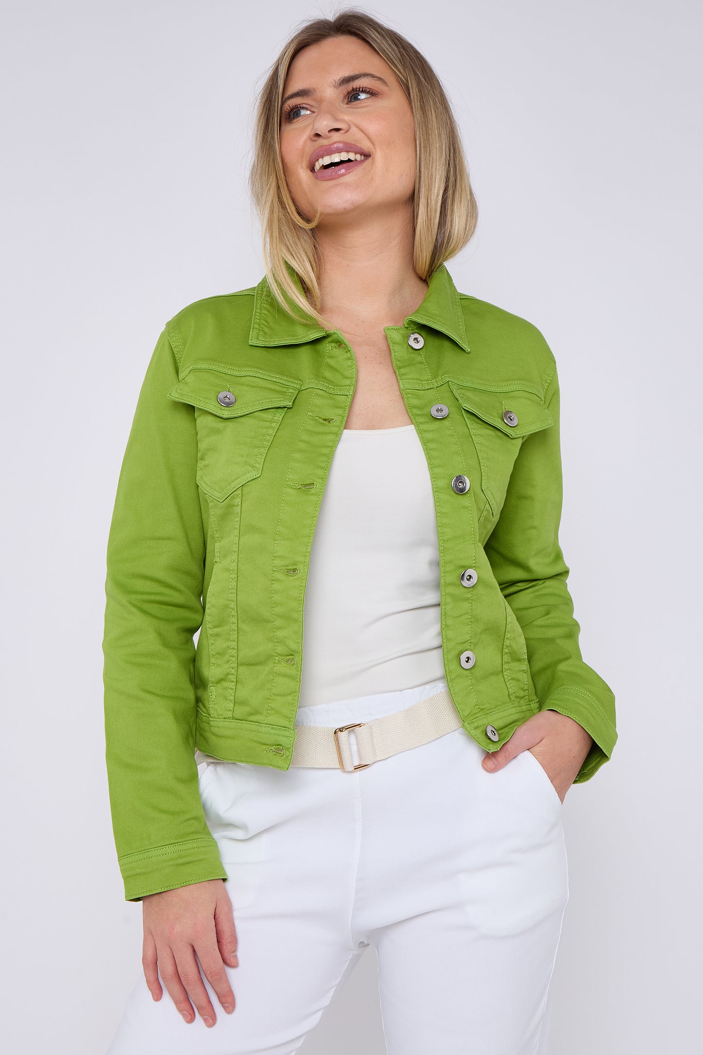 DENIM COLLAR JACKET [8PK]