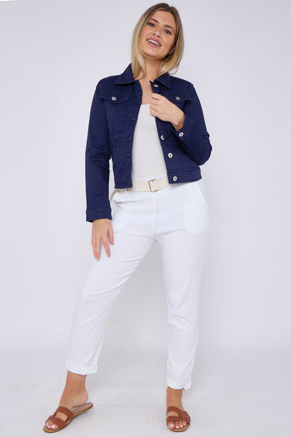 DENIM COLLAR JACKET [8PK]