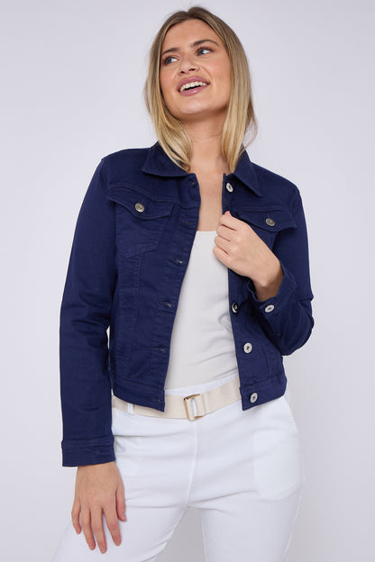 DENIM COLLAR JACKET [8PK]