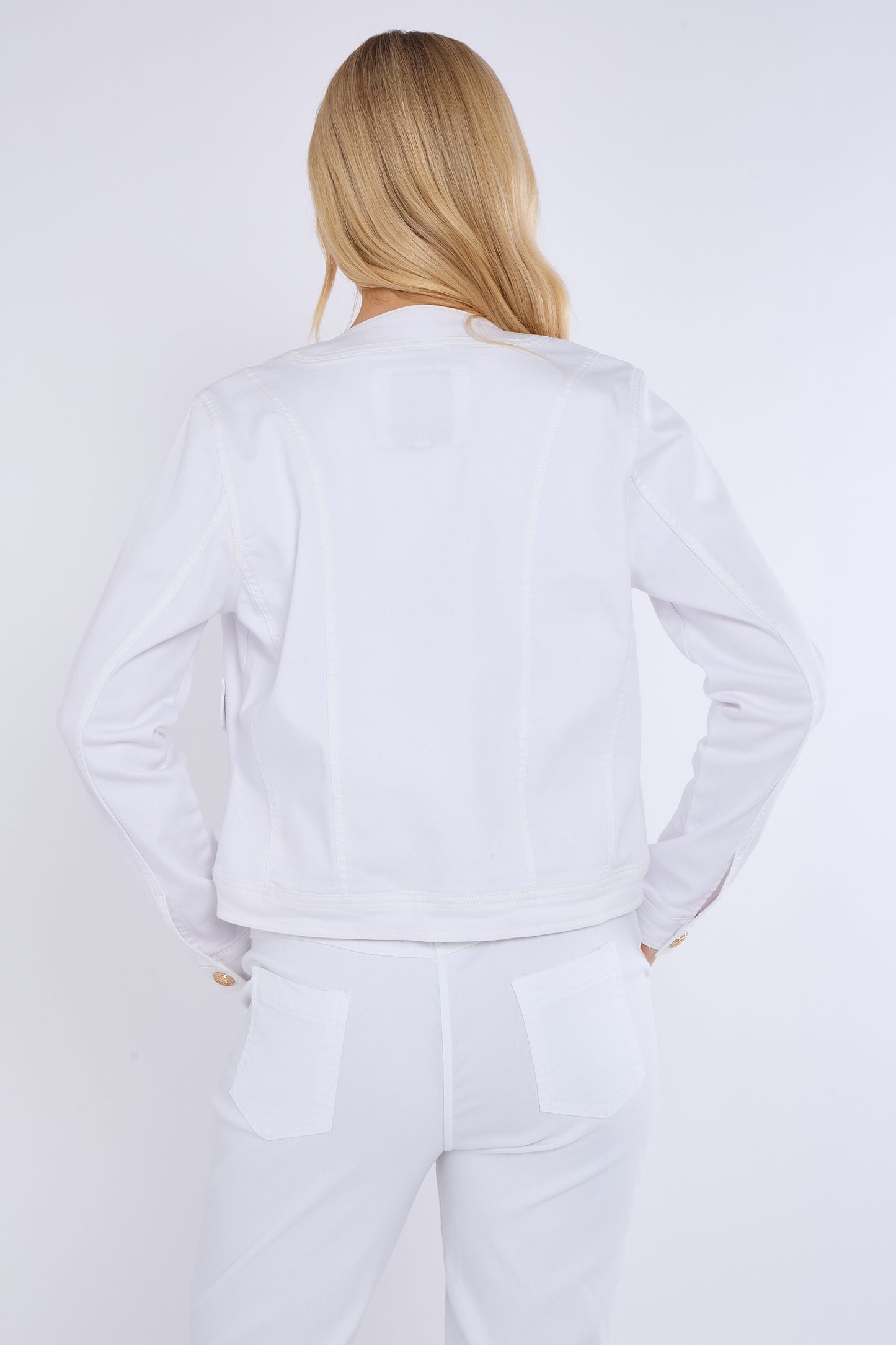 DENIM GOLD BUTTON JACKET [8PK]