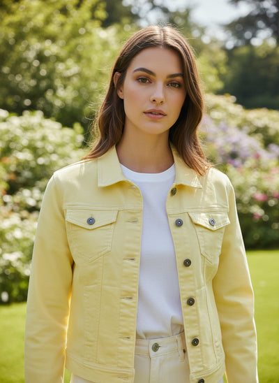 DENIM COLLAR JACKET [8PK]