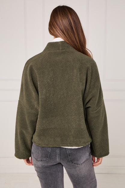 WOOL BLEND TWO BUTTONED JACKET