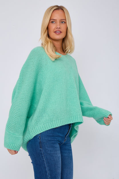 MOHAIR V-NECK JUMPER