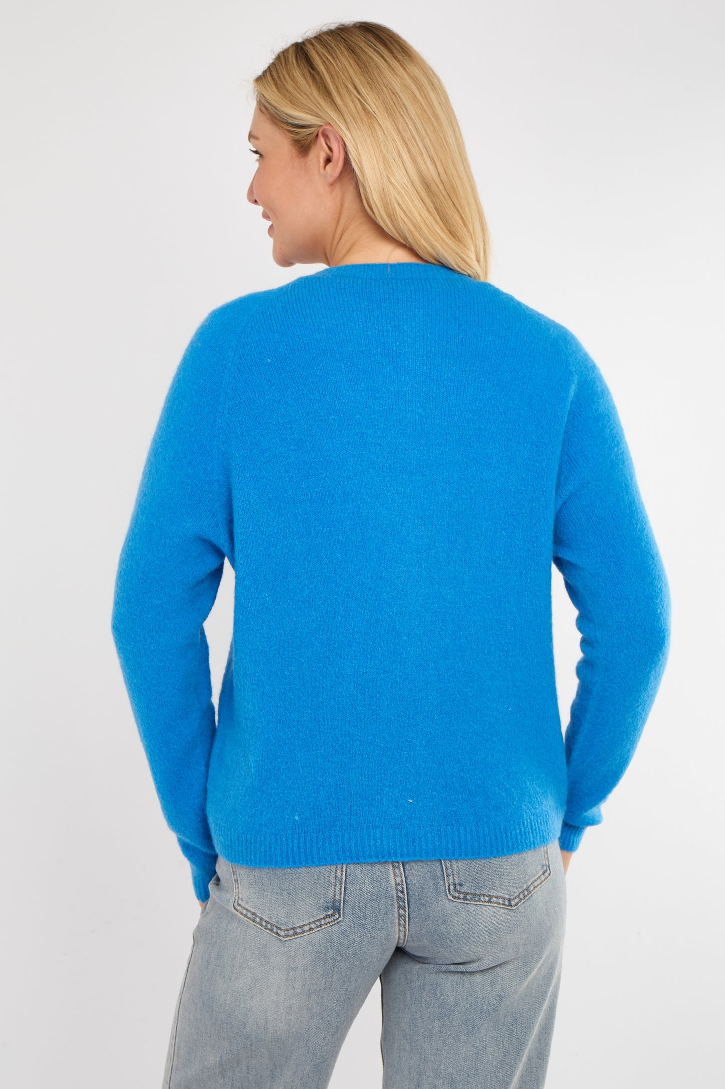 Alpaca Round Neck Cardigan