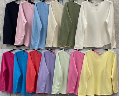 CLASSIC V-NECK JUMPER