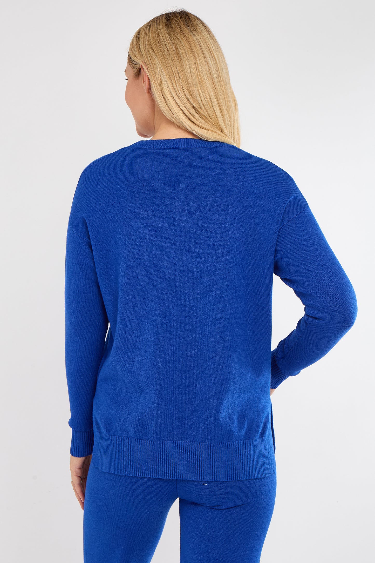 Ribbed Hem Soft Knitted Jumper