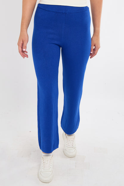SOFT KNITTED TROUSERS