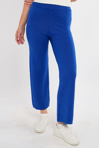 SOFT KNITTED TROUSERS