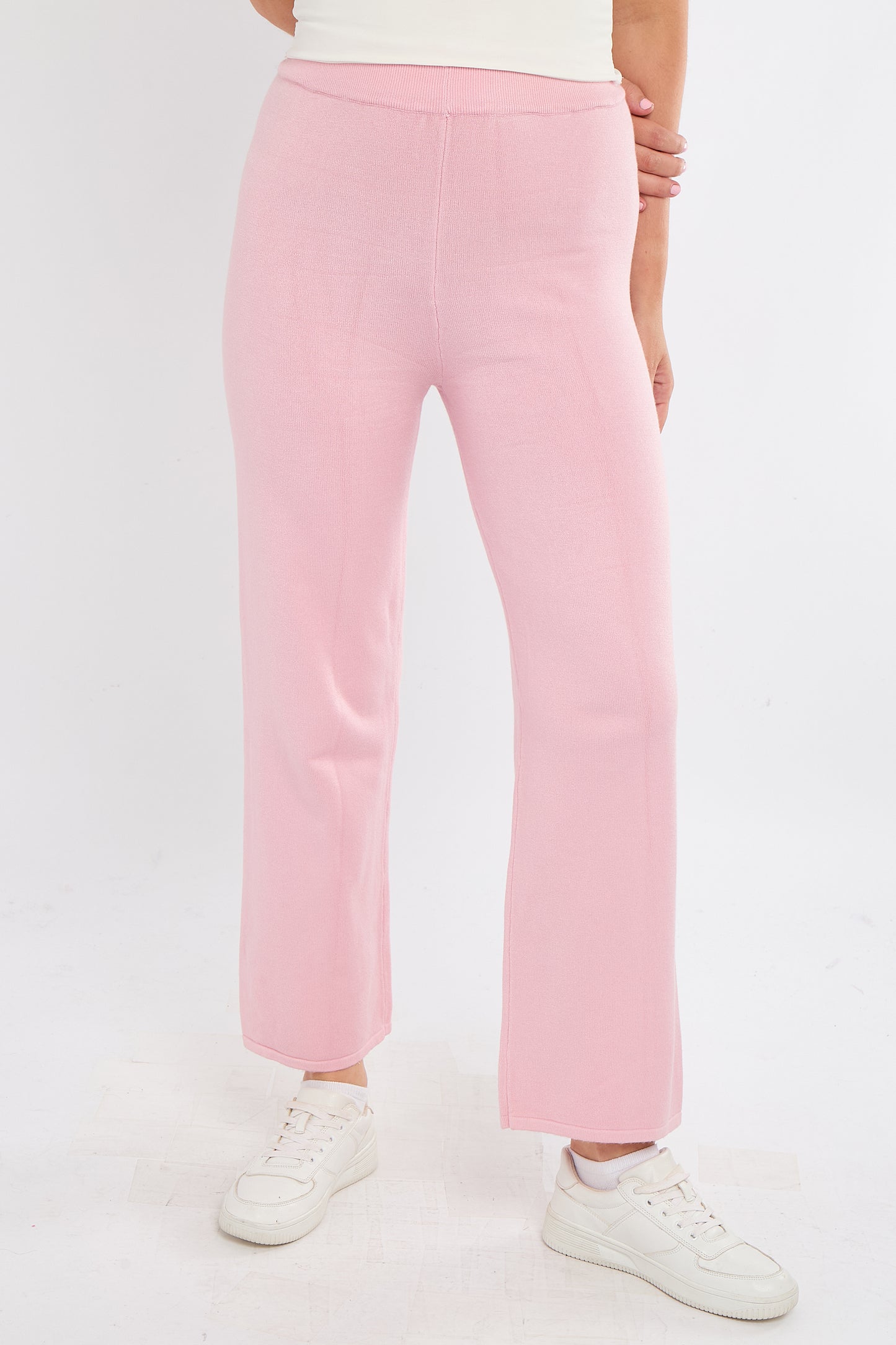 SOFT KNITTED TROUSERS