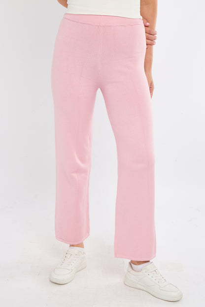SOFT KNITTED TROUSERS