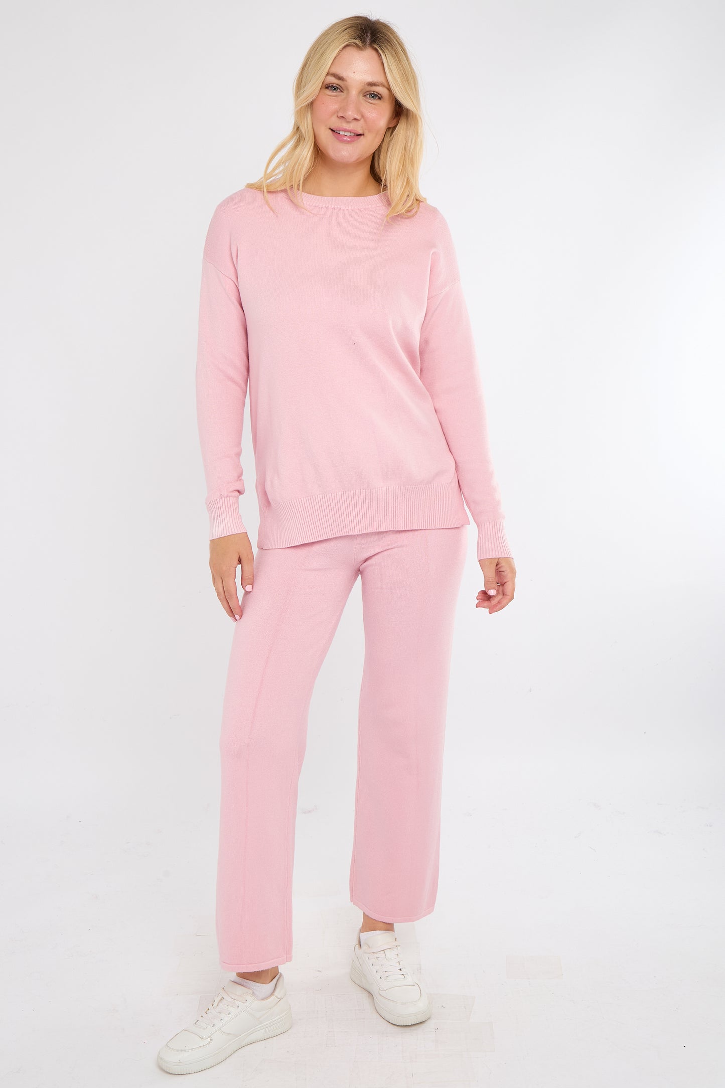 Ribbed Hem Soft Knitted Jumper