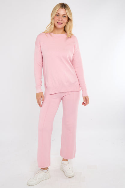Ribbed Hem Soft Knitted Jumper