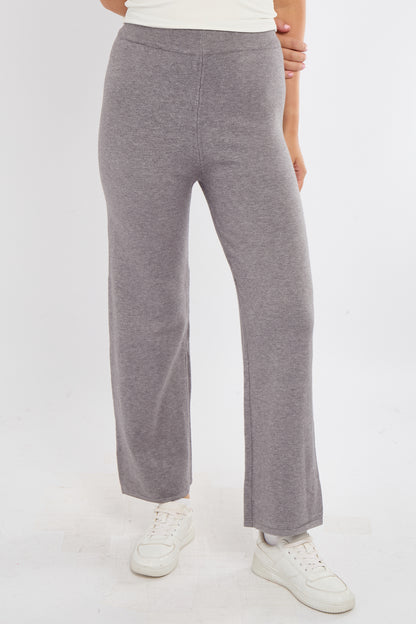SOFT KNITTED TROUSERS