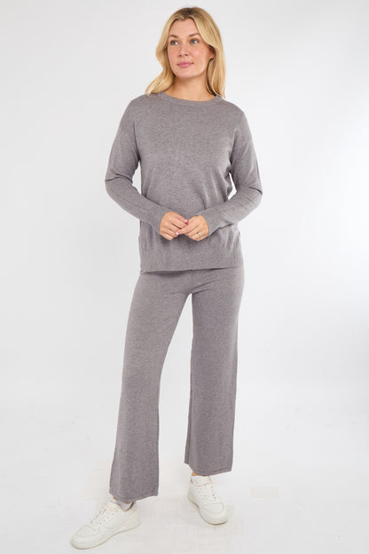 Ribbed Hem Soft Knitted Jumper