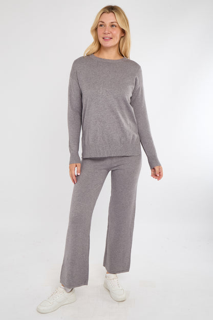 SOFT KNITTED TROUSERS