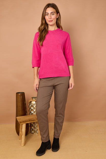 FOLDED SLEEVE CRYSTAL JUMPER