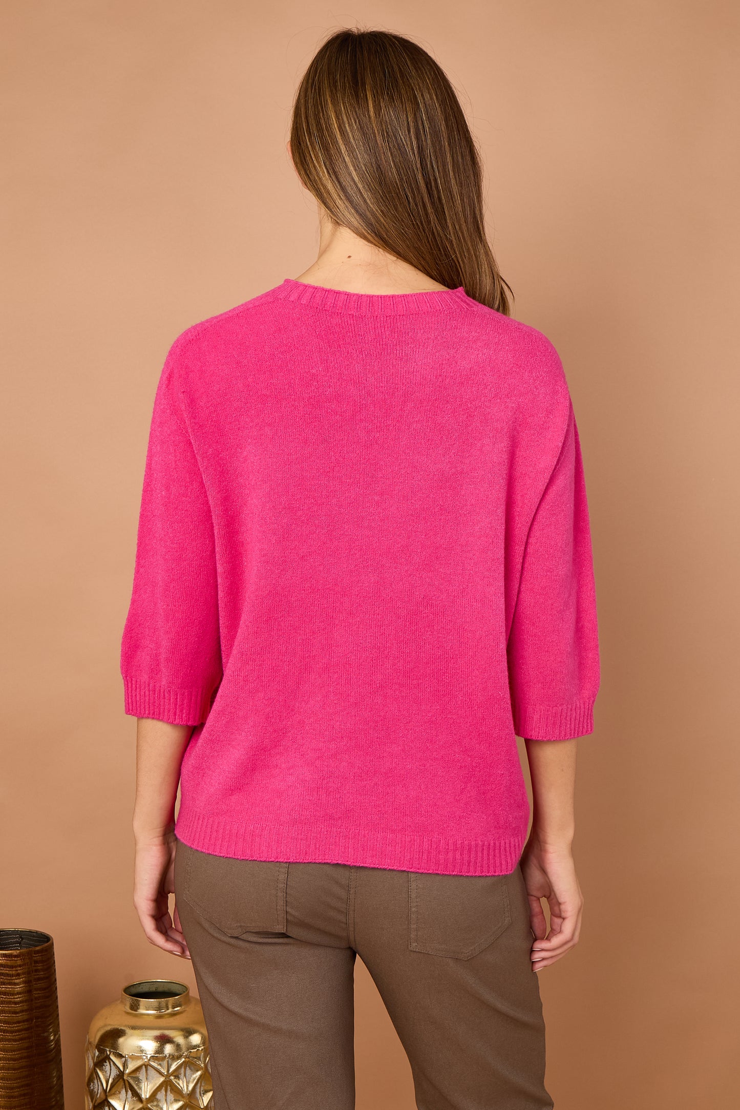 FOLDED SLEEVE CRYSTAL JUMPER