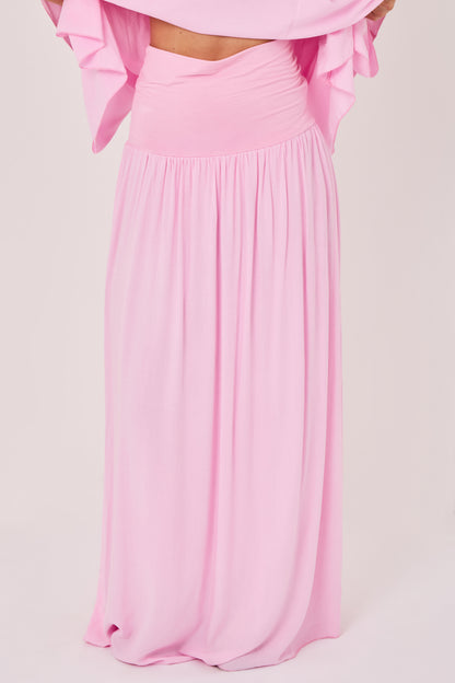 ELASTICATED VISCOSE SKIRT