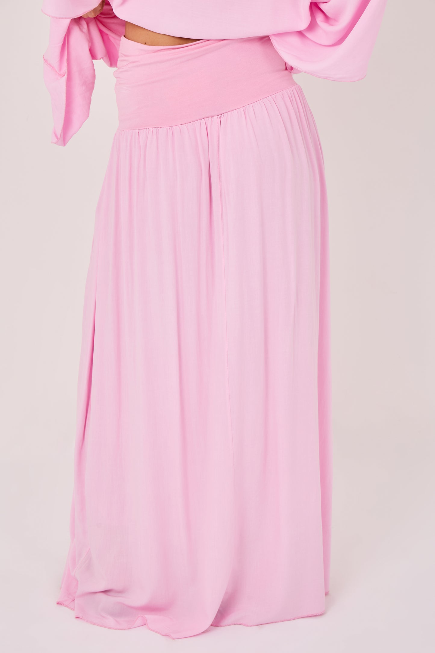 ELASTICATED VISCOSE SKIRT