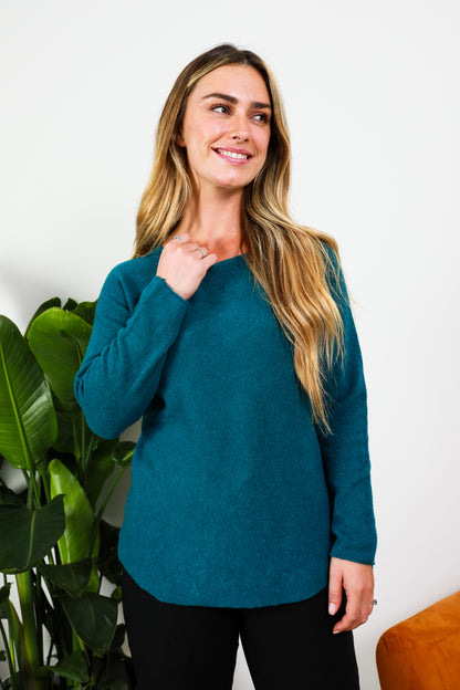 ULTRASOFT SCOOP NECK JUMPER