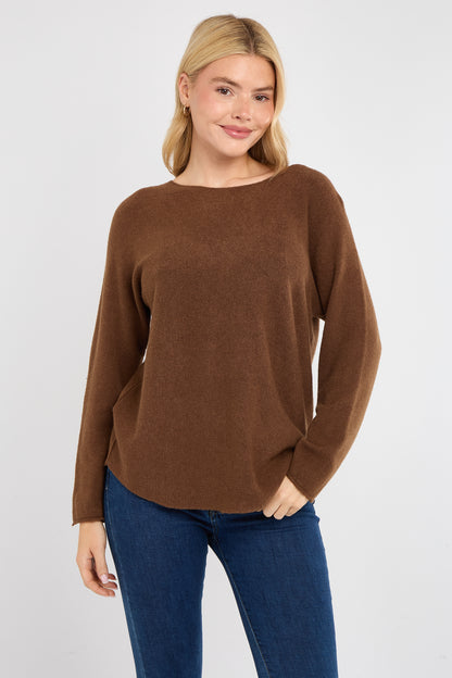 ULTRASOFT SCOOP NECK JUMPER