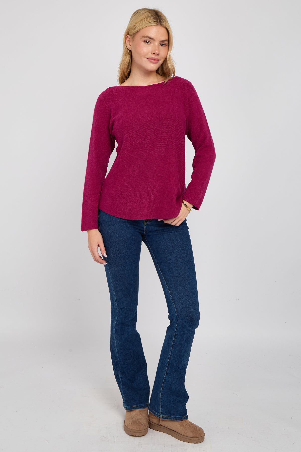 ULTRASOFT SCOOP NECK JUMPER