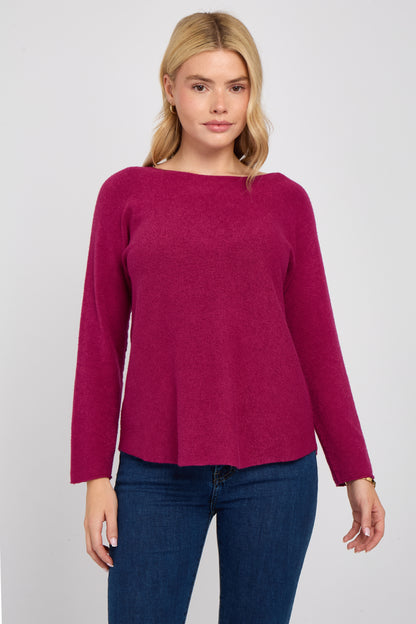 ULTRASOFT SCOOP NECK JUMPER