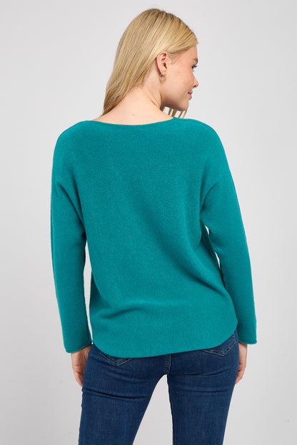 ULTRASOFT SCOOP NECK JUMPER
