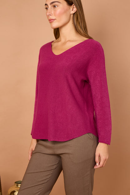 ULTRASOFT V-NECK JUMPER
