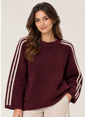 ALPACA BLEND STRIPE JUMPER