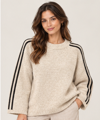 ALPACA BLEND STRIPE JUMPER