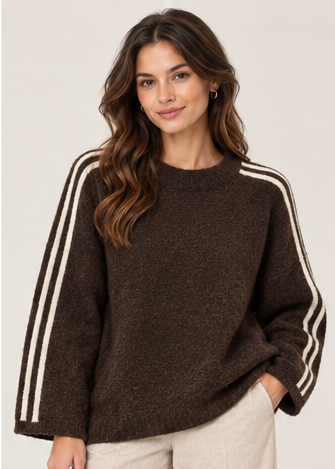 ALPACA BLEND STRIPE JUMPER