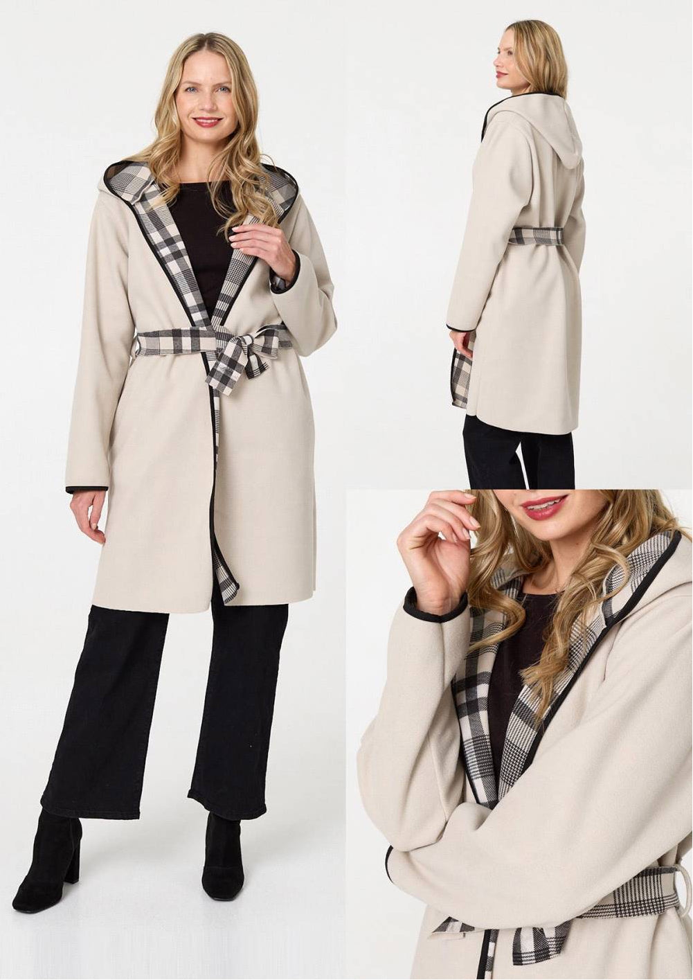 MID-LENGTH TIE JACKET WITH HOOD [4]