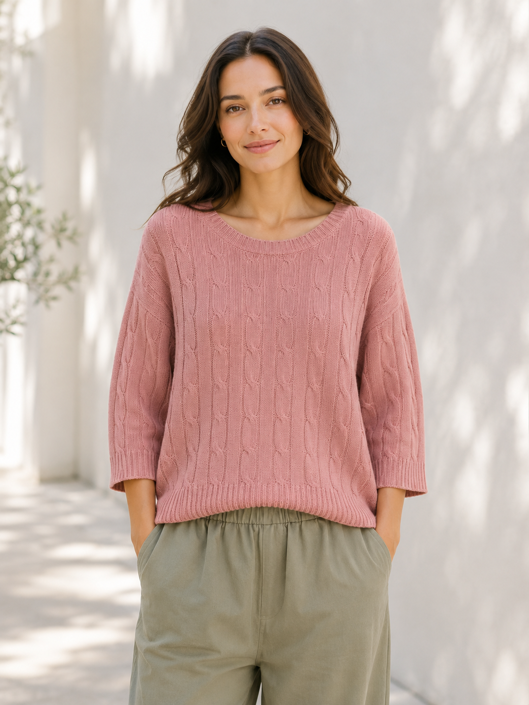 CABLE KNIT JUMPER