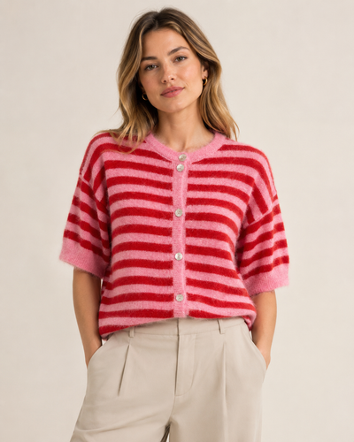 STRIPED WOOL JUMPER