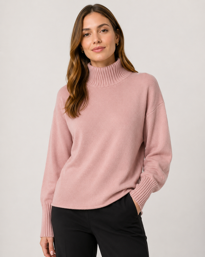 TURTLENECK RIBBED JUMPER