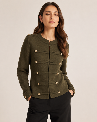 MILITARY KNITTED JACKET