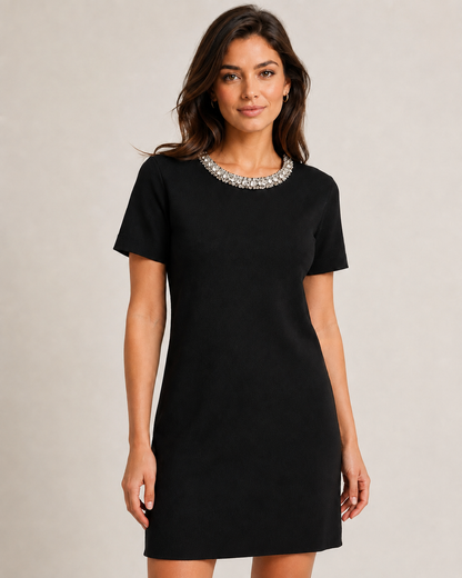 DIAMOND DETAIL DRESS